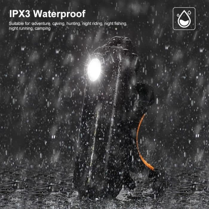 Fahrradrücklicht Typ C wiederaufladbares Außenwarnlicht mit Stiftclip, W677 – Bild 7