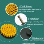 WRS-DS19 9-in-1 elektrische Bohrmaschine Fugenreinigungsbürsten Autowaschwerkzeug-Set, 9 in 1 – Bild 5