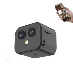 HD 4K Dual Lens Wifi Kamera Handy Drahtlose Fernbedienung Zwei-Wege-Kamera zur Überwachung des Geschlechtsverkehrs, D3