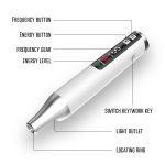 AA-A401 Kleiner Stift zur Entfernung von Sommersprossen und Muttermalen, Tattoo- und Augenbrauenentfernungs-Schönheitsinstrument, Red Light Plug-in, Blu-ray Plug-in, Red Light Battery, Blu-ray Battery – Bild 3