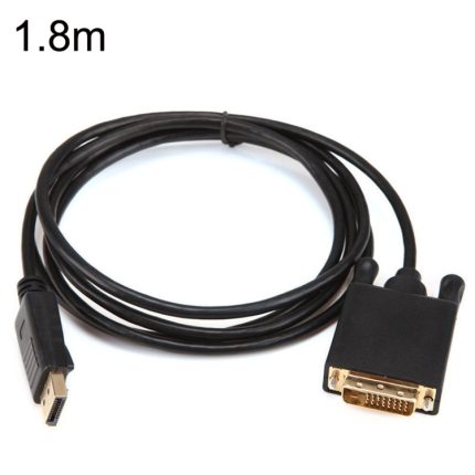 1080P DP-auf-DVI-HD-Adapterkabel, vergoldeter Stecker, DP31 1.8m, DP31 3m