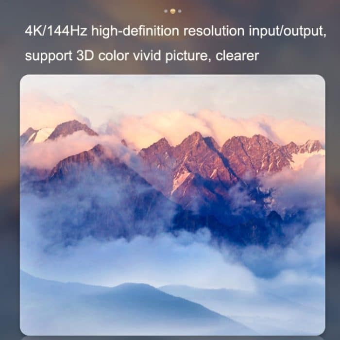 8K 60HZ 1,4V 2 In 1 Out DP Bidirektionaler Umschalter, Grey – Bild 7