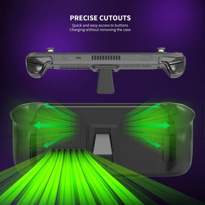 Für die Spielekonsole Steam Deck JYS-SD012 All-Inclusive-Schutzhülle + abnehmbares Abdeckungsset mit Halterung, All-inclusive Case + Detachable Cover – Bild 4