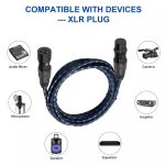 Männlich zu weiblich Canon Line Audiokabel Mikrofon Leistungsverstärker XLR-Kabel, KN006 1m, KN006 1.5m, KN006 2m, KN006 3m, KN006 5m – Bild 4