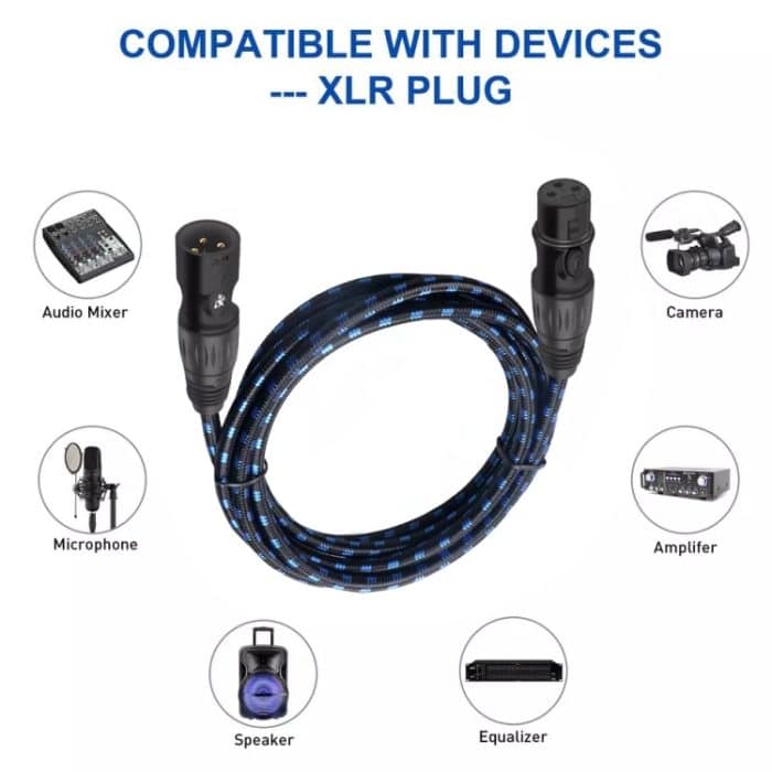 Männlich zu weiblich Canon Line Audiokabel Mikrofon Leistungsverstärker XLR-Kabel, KN006 1m, KN006 1.5m, KN006 2m, KN006 3m, KN006 5m – Bild 4