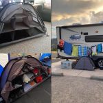 Faltbarer Camping-Aufbewahrungszelt-Schuhschrank mit 9 Fächern für den Reise-Wohnmobil-Kleiderorganisator – Bild 6