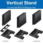 Für PS4 / PS4 Slim / PS4 Pro Lüfterständer Konsole Vertikalständerkühler mit Dual-Controller-Ladegerät, JL-P1908 – Bild 4
