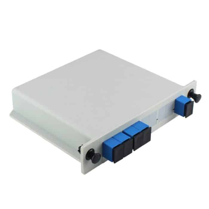 4-in-1-Plug-in-PLC-Splitter, SC-Port, Carrier-Grade-Glasfaser-Splitter – Bild 2