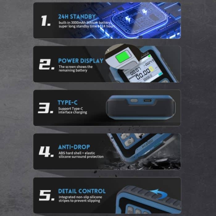 FNIRSI SG-003 Multifunktionaler PWM-Signalgenerator 4-20 mA Spannungs-Stromkalibrator, EU-Stecker, SG-003 – Bild 11
