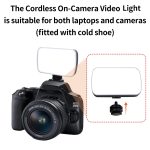 BL01 Wiederaufladbare Videokonferenzbeleuchtung mit stufenloser Dimmung in drei Farbtemperaturen – Bild 5