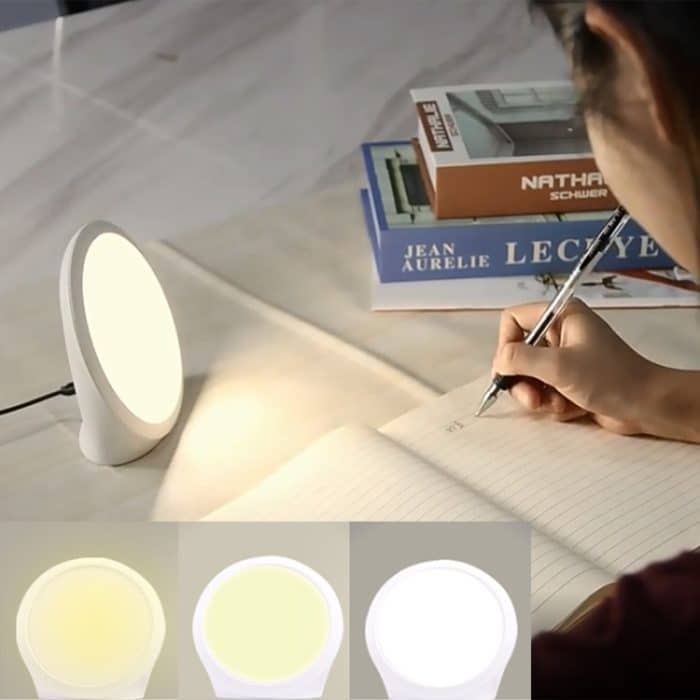 JSK-SL02 LED SAD Touch Timing Stufenlose Dimmtherapie Stimmung Schreibtischlampe Simulieren natürliches Licht, With Type-C/USB-C Line, US Plug, EU Plug, UK Plug – Bild 7