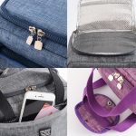 Tragbare Lunchtasche, wärmeisolierte Lunchbox, Tragetasche, Kühltasche, 24  x 17 x 14cm – Bild 6