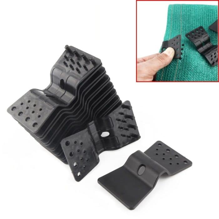 Sonnenschutz-Netz-Clip, Garten-Gewächshaus-Netz, Schattentuch-Befestigung – Bild 1