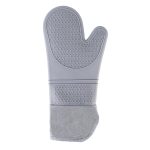 ZYA-426 Längere und dickere isolierte Handschuhe, Silikon-Küchen-Backhandschuhe