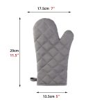 Baumwollisolierte, diamantverdickte Handschuhe, einhängbare Aufbewahrungsofen- und Mikrowellen-Backhandschuhe – Bild 3