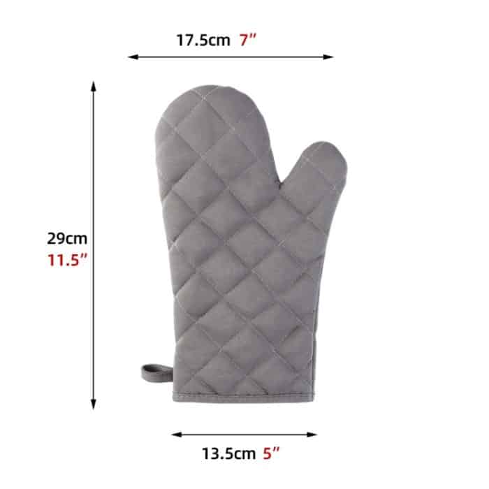 Baumwollisolierte, diamantverdickte Handschuhe, einhängbare Aufbewahrungsofen- und Mikrowellen-Backhandschuhe – Bild 3