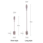 Haushalts-Silikon-Flaschenglasbürste, Küchen-Thermosbürste, Short, Long – Bild 2