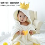 Kinder-Badetuch, verdickter, hochdichter Korallen-Fleece-Umhang mit Kapuze, wasserabsorbierender Umhang, 70x140cm, 60x120cm – Bild 7