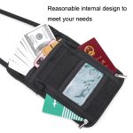 ZD-WM-06 RFID-Umhängetasche zum Aufhängen, Reisepasstasche, Anti-Scanning, antimagnetische Messenger-ID-Tasche, ZD-WM-06 Black, ZD-WM-06 Beige Yellow – Bild 7