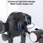 ZJ137 Saugnapf-Autotelefonhalter 2-in-1-Nummernschild-Telefonständer LKW-Telefonhalterung, ZJ137 Black – Bild 7