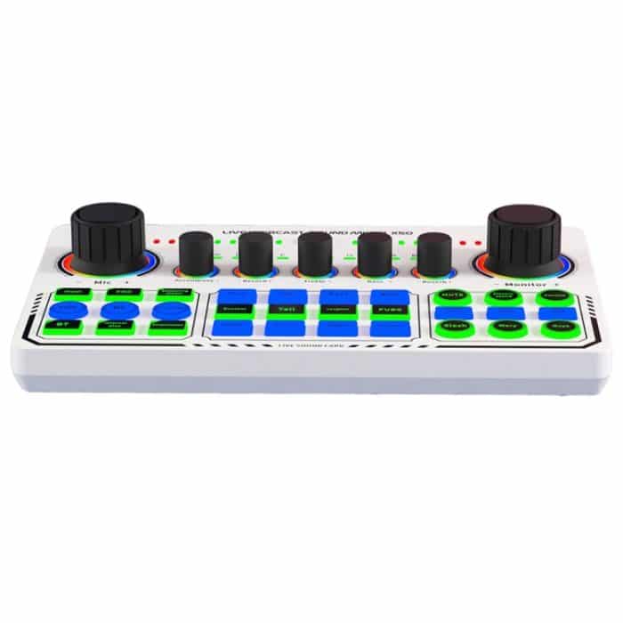 X50 Bluetooth RGB LED Live-Soundkarte mit OTG-Port-Schnittstelle – Bild 3