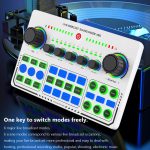 X50 Bluetooth RGB LED Live-Soundkarte mit OTG-Port-Schnittstelle – Bild 7