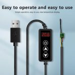 W-3301 Intelligente Digitalanzeige Thermostat Haustier Heizkissen Milchwärmer Thermostat Controller, W-3301 – Bild 5