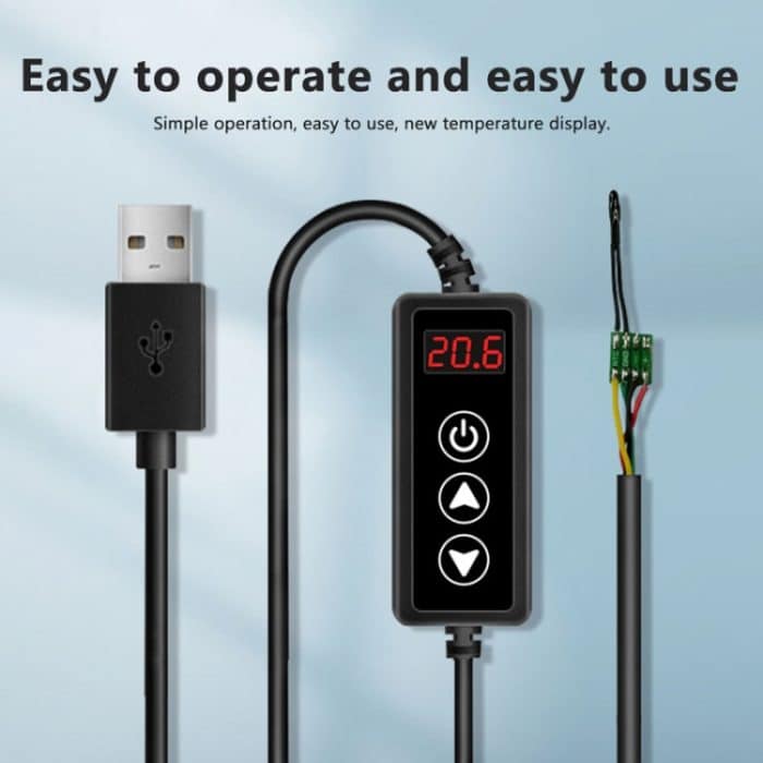 W-3301 Intelligente Digitalanzeige Thermostat Haustier Heizkissen Milchwärmer Thermostat Controller, W-3301 – Bild 5