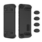 Für Steam Deck Game Controller Weiche Silikon-Schutzhülle mit 4 Stück Schlüsselkappe, SD001 (Black), SD001 (Red), SD001 (Luminous Blue), SD001 (Luminous Green)