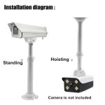 Teleskopische I-Typ-Überwachungshalterung, hängende Halterung aus Aluminiumlegierung mit geschlossenem Kreislauf, 30-60cm, 60-120cm – Bild 7