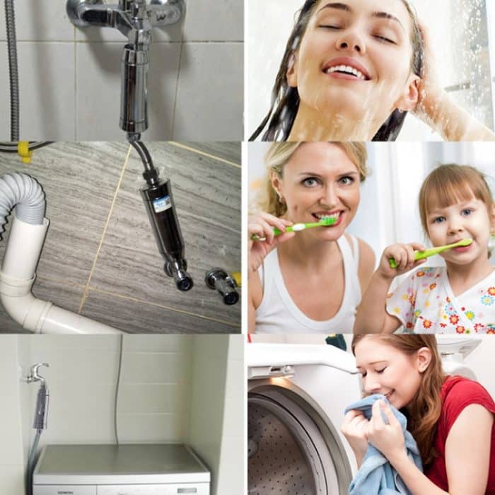 Home Badewasserreiniger Badezimmer Duschfilter, WHT-301 – Bild 8