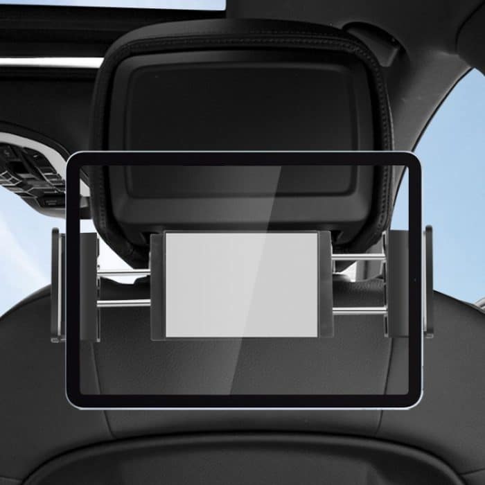 Auto-Rücksitz-Schnallentyp, drehbarer Teleskop-Handy-Tablet-Halter, Tablet Holder(Black) – Bild 11