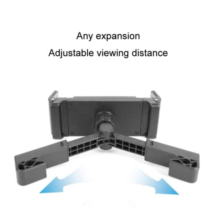 Auto-Rücksitz-Schnallentyp, drehbarer Teleskop-Handy-Tablet-Halter, Tablet Holder(Black) – Bild 3