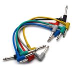 3 Stück 40 cm Gitarren-Bass-Einzelblock-Effektgeräteanschluss, kurze Leitung, zufällige Farblieferung – Bild 5