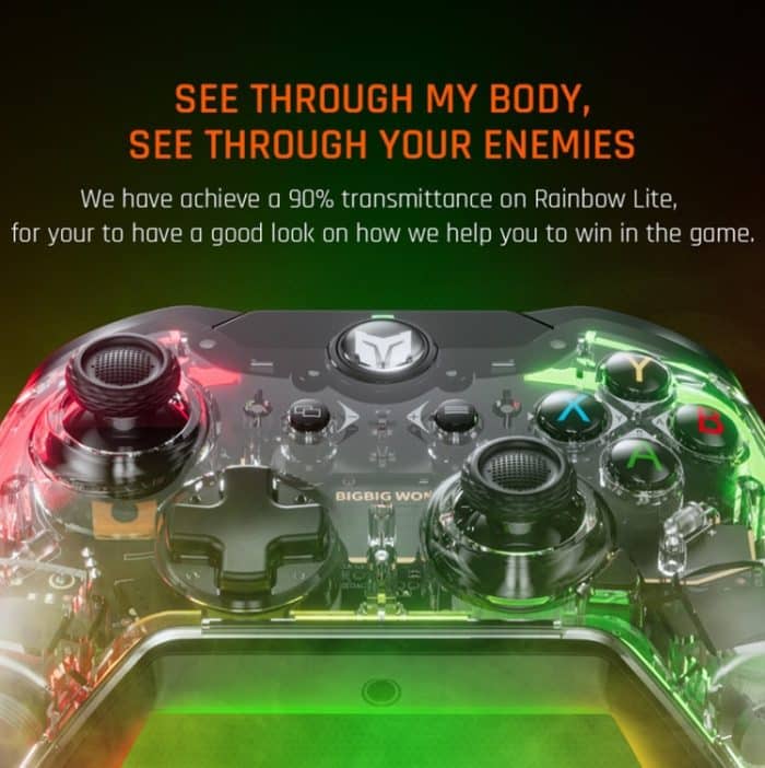 RGB-Licht-Wired-Gamepad-Controller für PC/Switch, BIGBIGWON C1 Lite, BIGBIGWON C1 Lite+R90, BIGBIGWON C1 S, BIGBIGWON C1 S+R90 – Bild 4