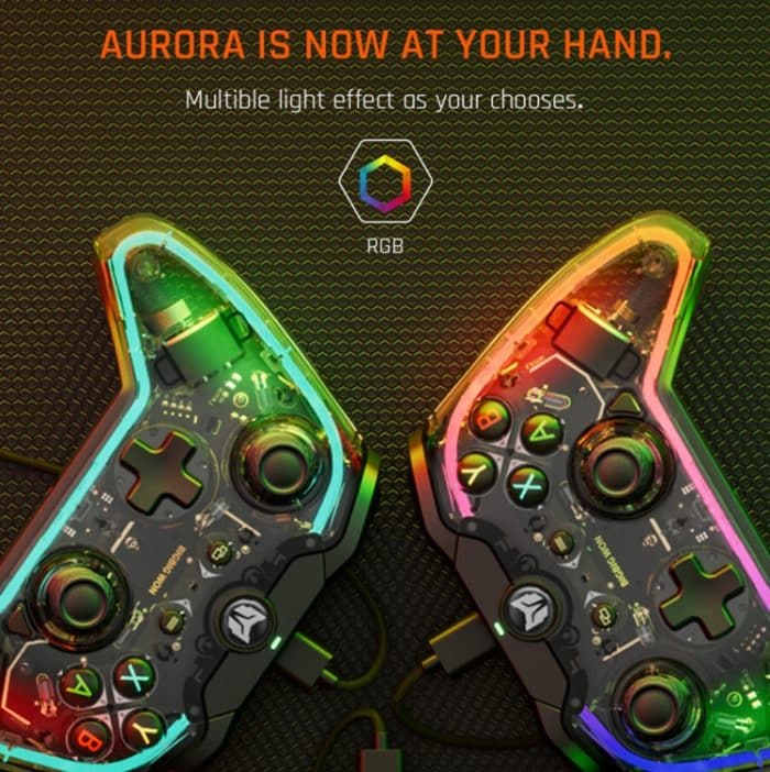 RGB-Licht-Wired-Gamepad-Controller für PC/Switch, BIGBIGWON C1 Lite, BIGBIGWON C1 Lite+R90, BIGBIGWON C1 S, BIGBIGWON C1 S+R90 – Bild 5