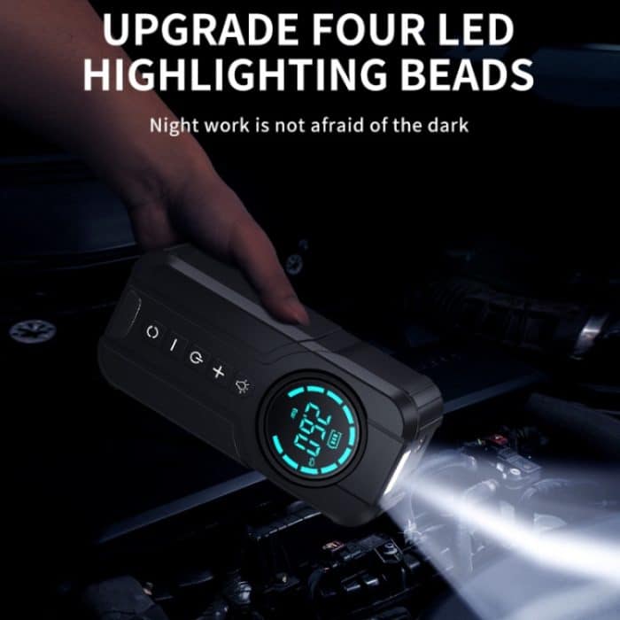 YX1920SH Fahrzeug-Notstart-Stromversorgung, Luftpumpe, All-in-One-Maschine, 8000mAh, 8000mAh+EVA Bag – Bild 10