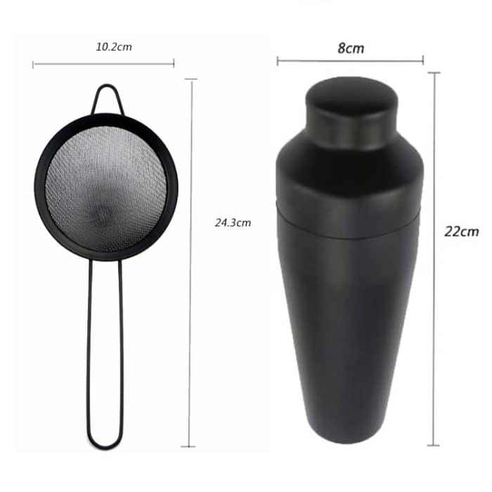 8-in-1-Edelstahl-Barkeeper-Set, Cocktail-Werkzeuge – Bild 3