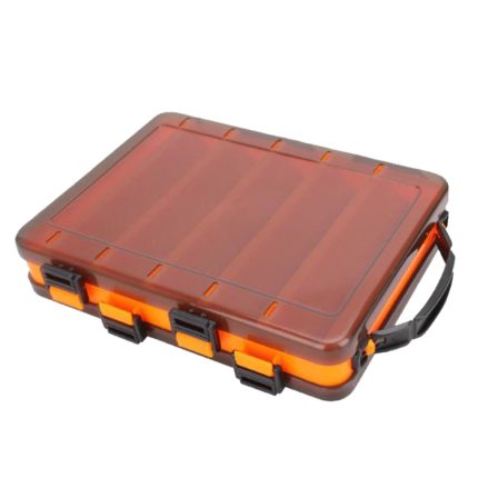 Doppelseitiger Luya-Werkzeugkasten, durchsichtiger Köder-Organizer, HB327 14 Grids