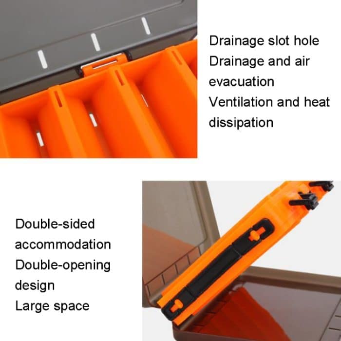 Doppelseitiger Luya-Werkzeugkasten, durchsichtiger Köder-Organizer, HB326 10 Grids – Bild 8