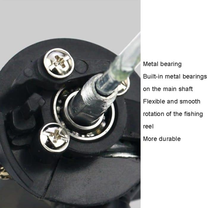 YUMOSHI JL200 Angelrolle ohne Schnurbeschichtung, Kopf, Metallbewegung, Spinnrolle, Without Line (Electroplated Red), Without Line (Electroplated Blue), Without Line (Electroplated Yellow), Without Line (Electroplated Silver)... – Bild 6