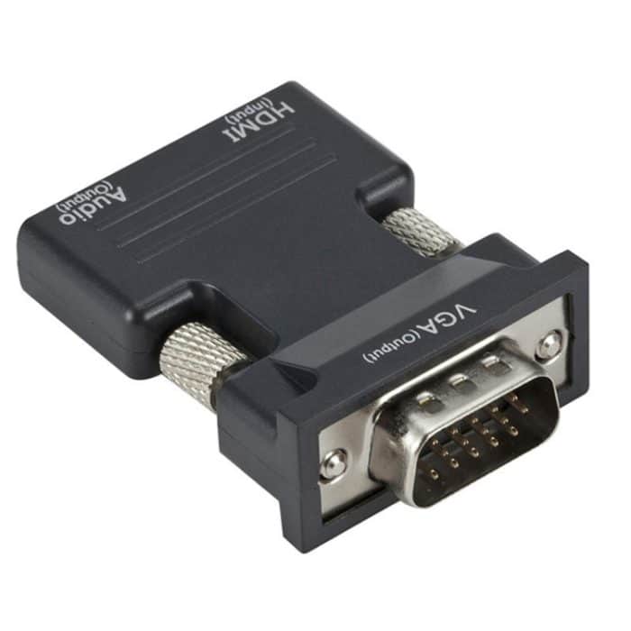 Projektor-HDMI-Adapter mit Audiokabel, Computer-HD-Konverter, HDMI to VGA, VGA to HDMI – Bild 2