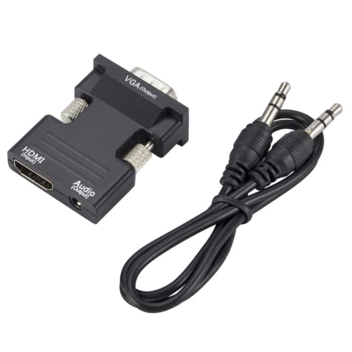 Projektor-HDMI-Adapter mit Audiokabel, Computer-HD-Konverter, HDMI to VGA, VGA to HDMI – Bild 5