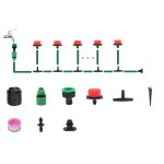 Schlauch-Tropfbewässerungssystem, Pflanzenbewässerungsset, 360 Grad verstellbare Tropfer, 5m Kit, 10m Kit, 15m Kit, 20m Kit, 25m Kit