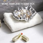 Galvanik-Seifenbox, Duft-Toiletten-Freistanzer, Seifenhalter, Golden, Silver – Bild 5