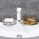 Galvanik-Seifenbox, Duft-Toiletten-Freistanzer, Seifenhalter, Golden, Silver – Bild 6