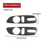 Für Chevrolet Malibu 2016-2024 2 teile/satz Linkslenker Sitz Einstellung Taste Aufkleber – Bild 3