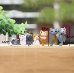 6 teile/satz Katze Cartoon Schlüssel Kette Auto Schlüssel Ring Paar Tasche Anhänger – Bild 4