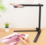 DT-06 Desktop Overlook Handyhalterung Kamera Fülllicht Universelle faltbare Halterung