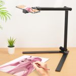 DT-06 Desktop Overlook Handyhalterung Kamera Fülllicht Universelle faltbare Halterung